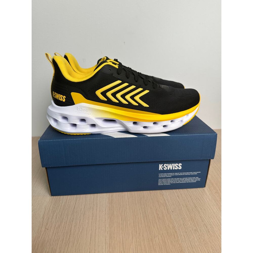 K-Swiss Melrose Tubes Lite Black Sneaker - Size 7.5M - New
